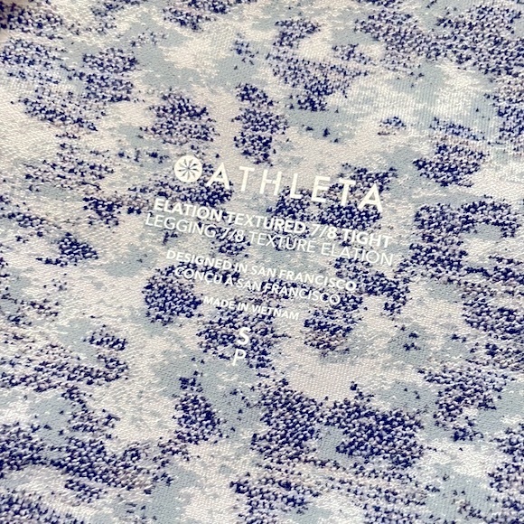 Athleta Elation Textured 7/8 Tight - Picture 4 of 6